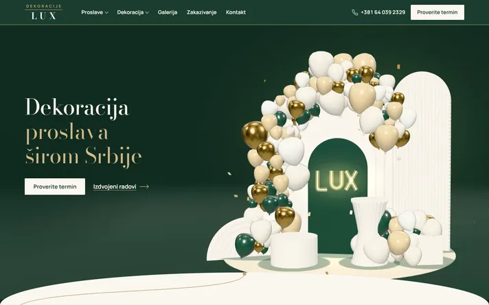 Dekoracije Lux — sajt