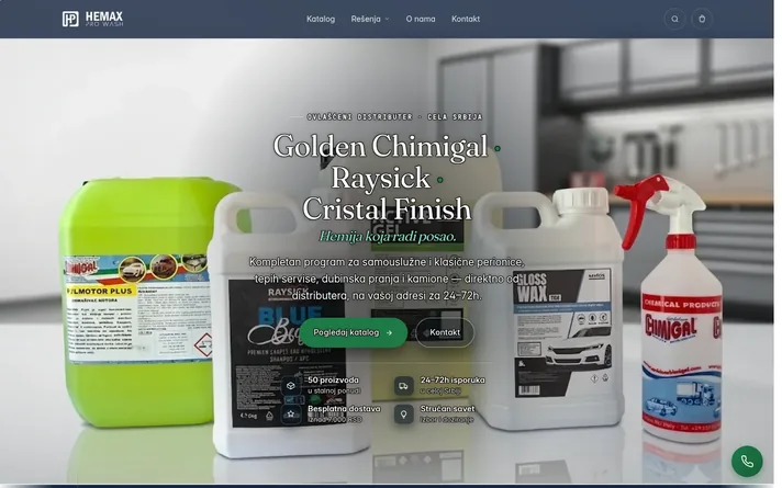 Hemax Pro Wash — sajt