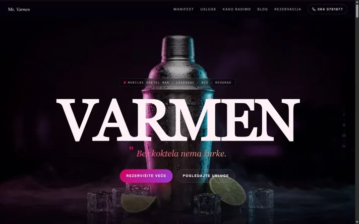 Mr. Varmen — sajt
