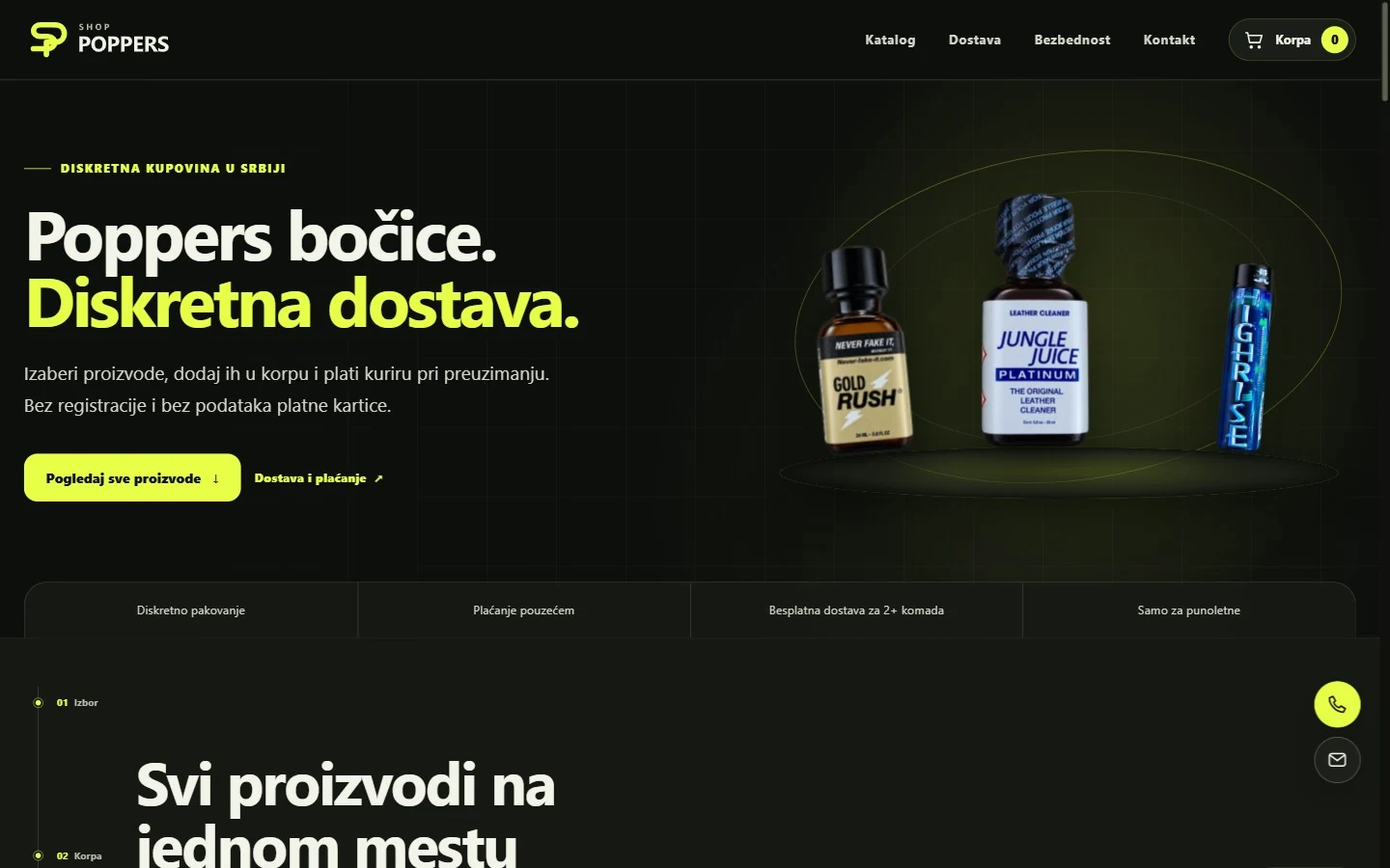 Shop Poppers — sajt