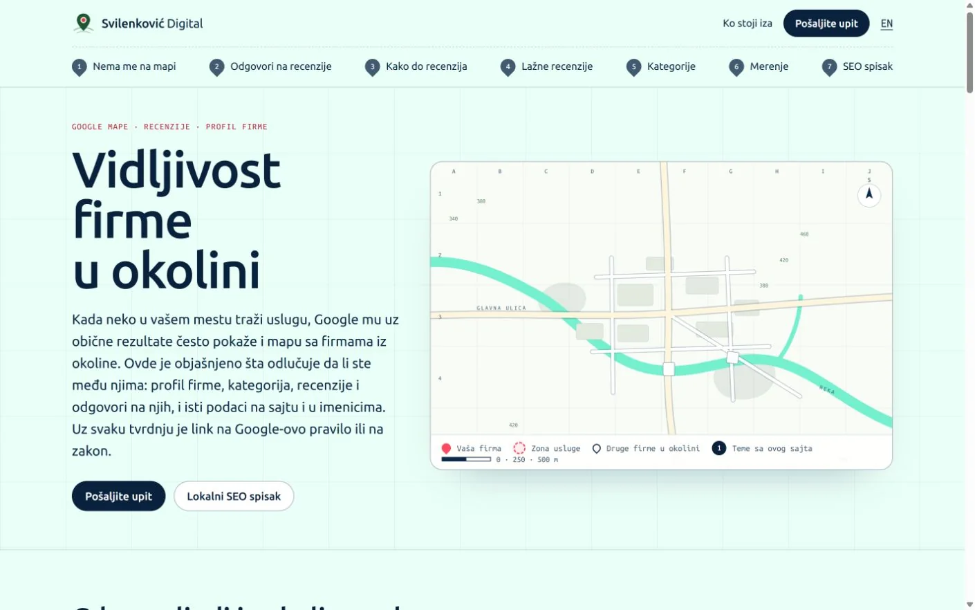 Naslovna strana sajta Svilenković Digital