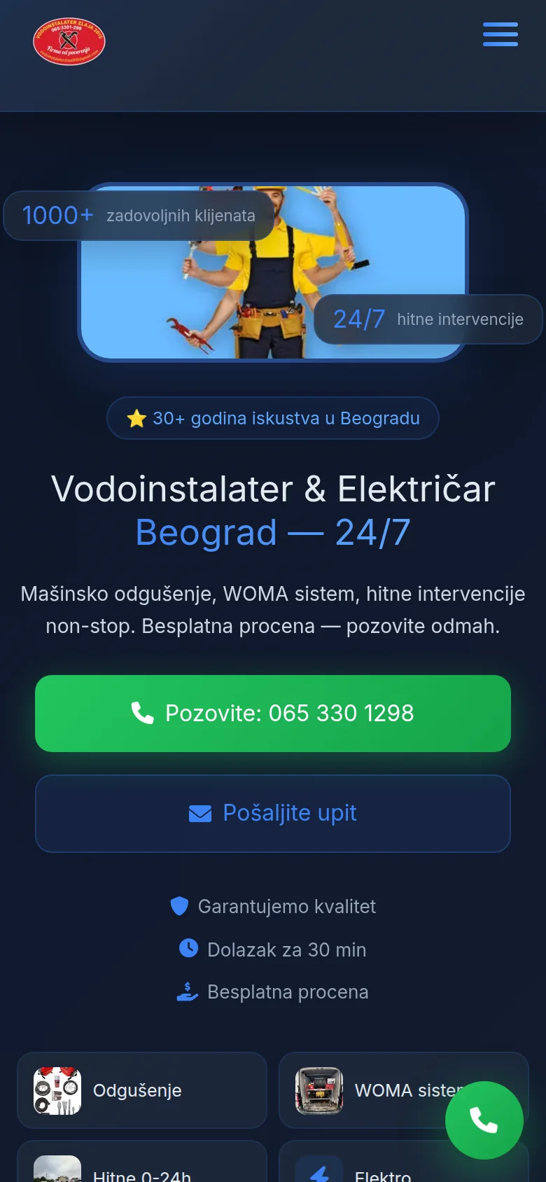 Sajt Zlaja 2015 na telefonu