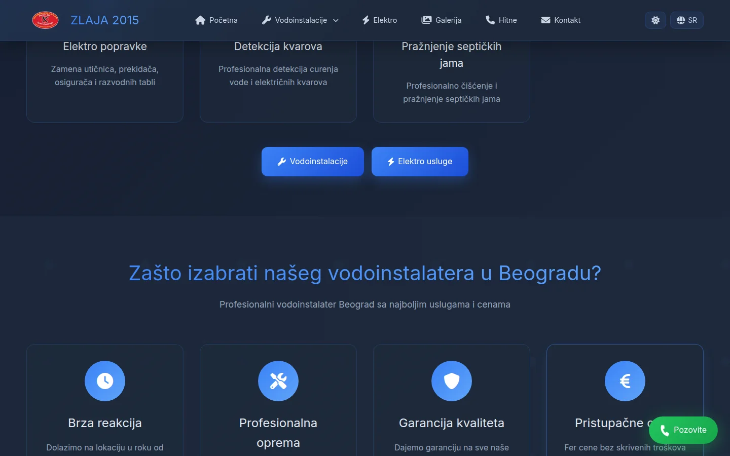 Elektro popravke, detekcija kvarova i razlozi za izbor vodoinstalatera